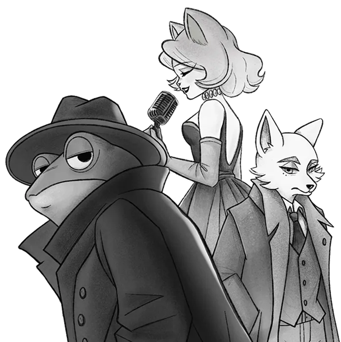 Personajes de Croak & Solve